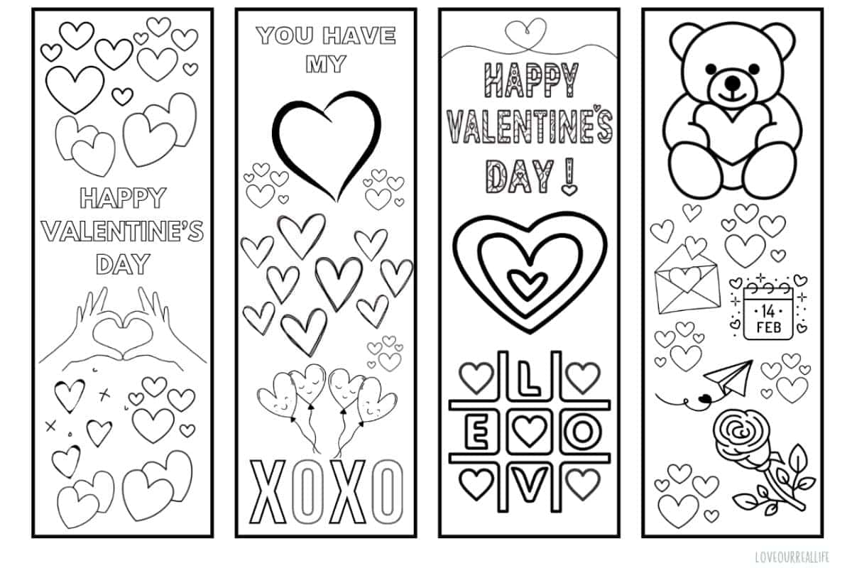FREE Printable Bookmark Coloring Page 12 Bookmarks To Color Love Our Real Life FREE Printable Bookmark Coloring Page 12 Bookmarks To Color Love Our Real Life