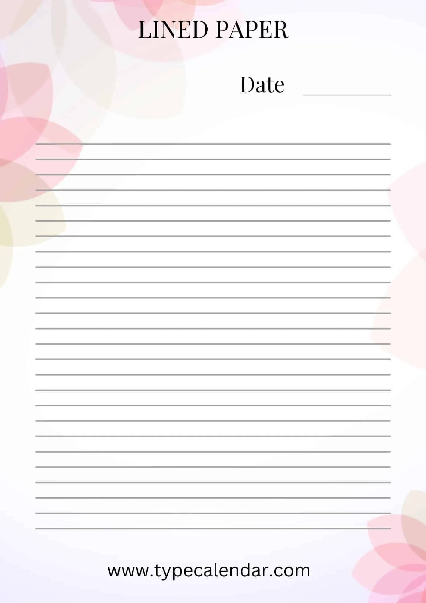 free printable lined paper free printable lined paper