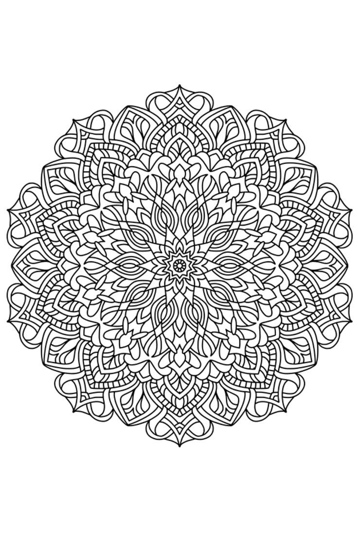 mandala coloring pages printable