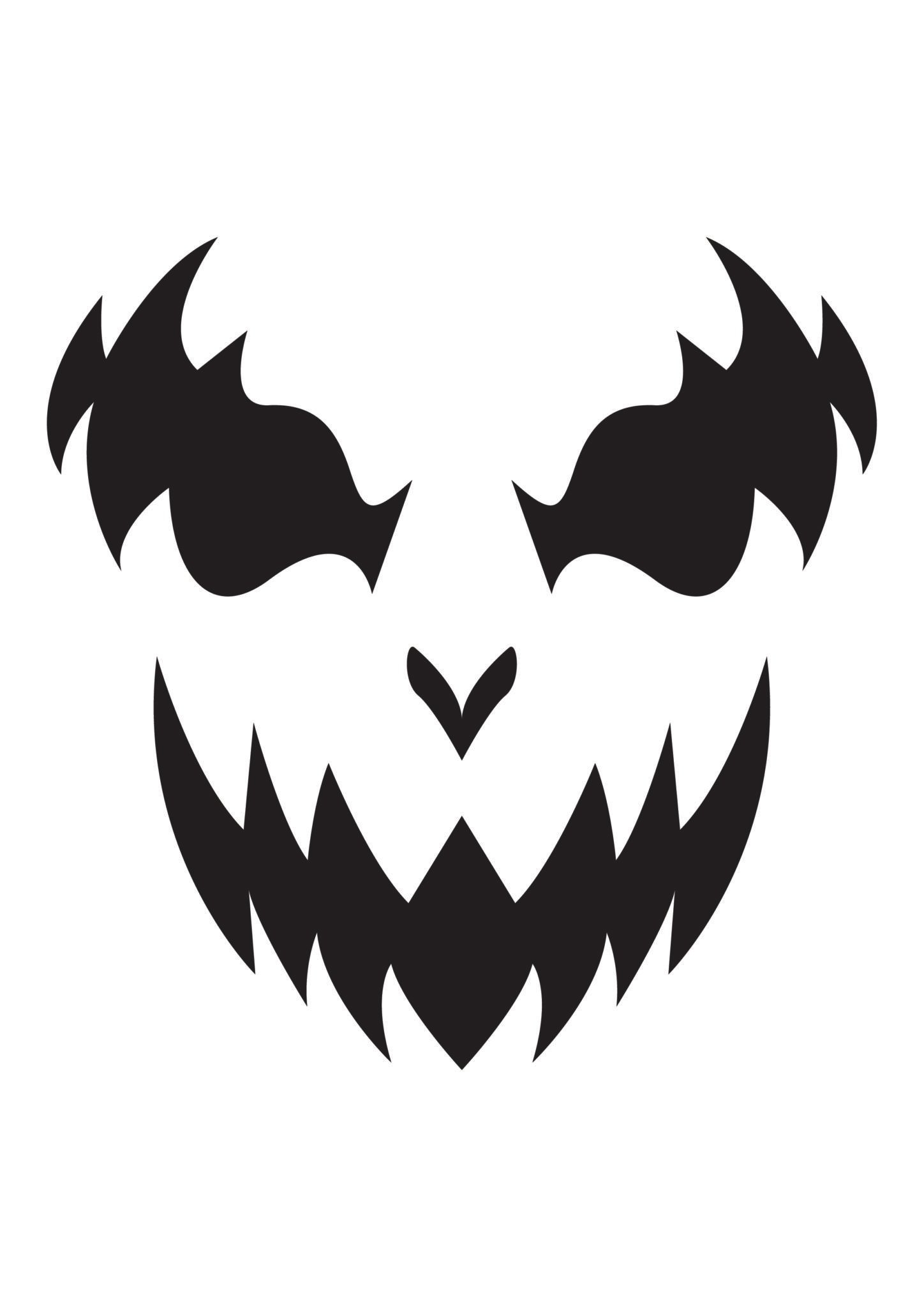 pumpkin carving template printable