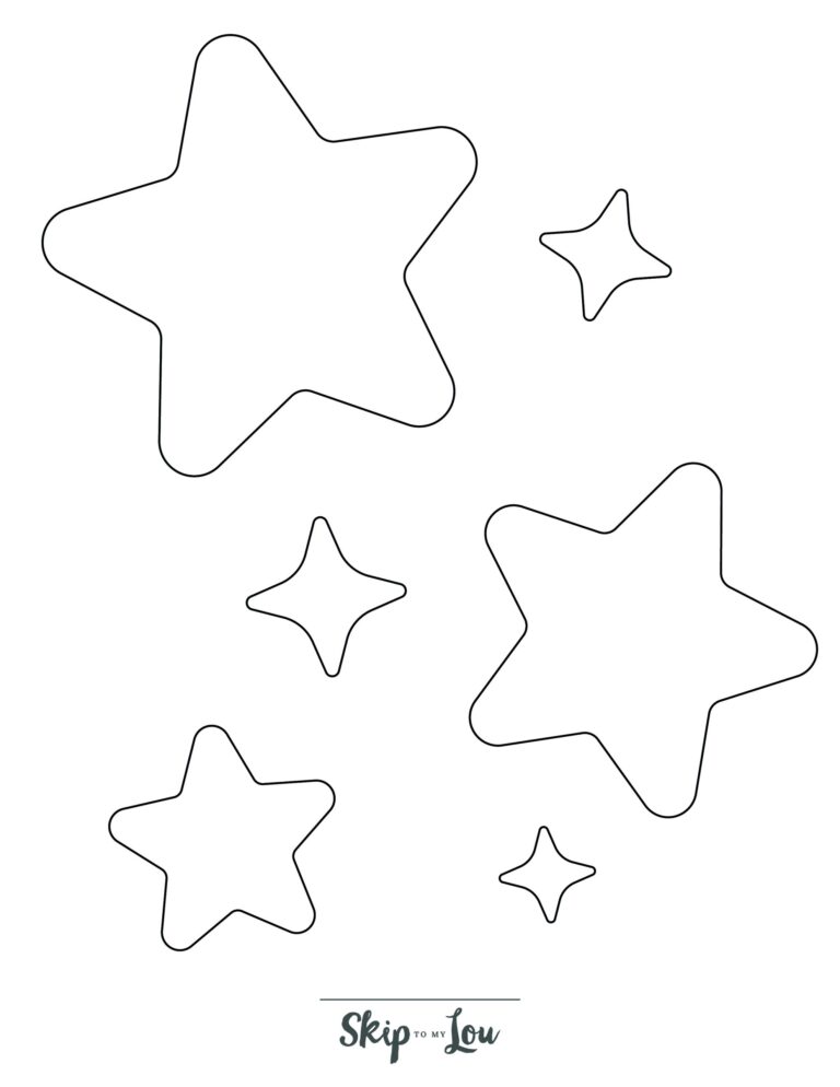 Free Printable Star Coloring Pages Great For Kids Skip To My Lou