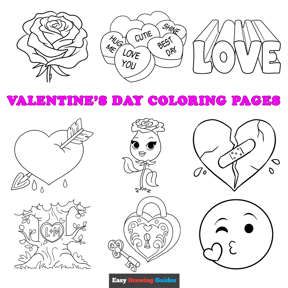 Free Printable Valentine s Day Coloring Pages For Kids Free Printable Valentine s Day Coloring Pages For Kids