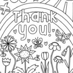 Free Thank You Coloring Pages Printable And Fun