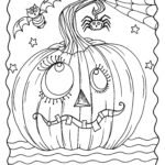GOOFY Pumpkin Coloring Page Digital Download Instant Printable Adult Coloring Pages Halloween Jack O Lantern Etsy