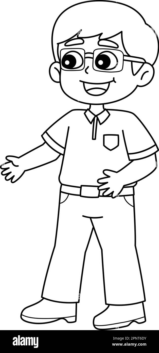 Happy Father Isolated Coloring Page For Kids Stock Vector Image Art Alamy Happy Father Isolated Coloring Page For Kids Stock Vector Image Art Alamy