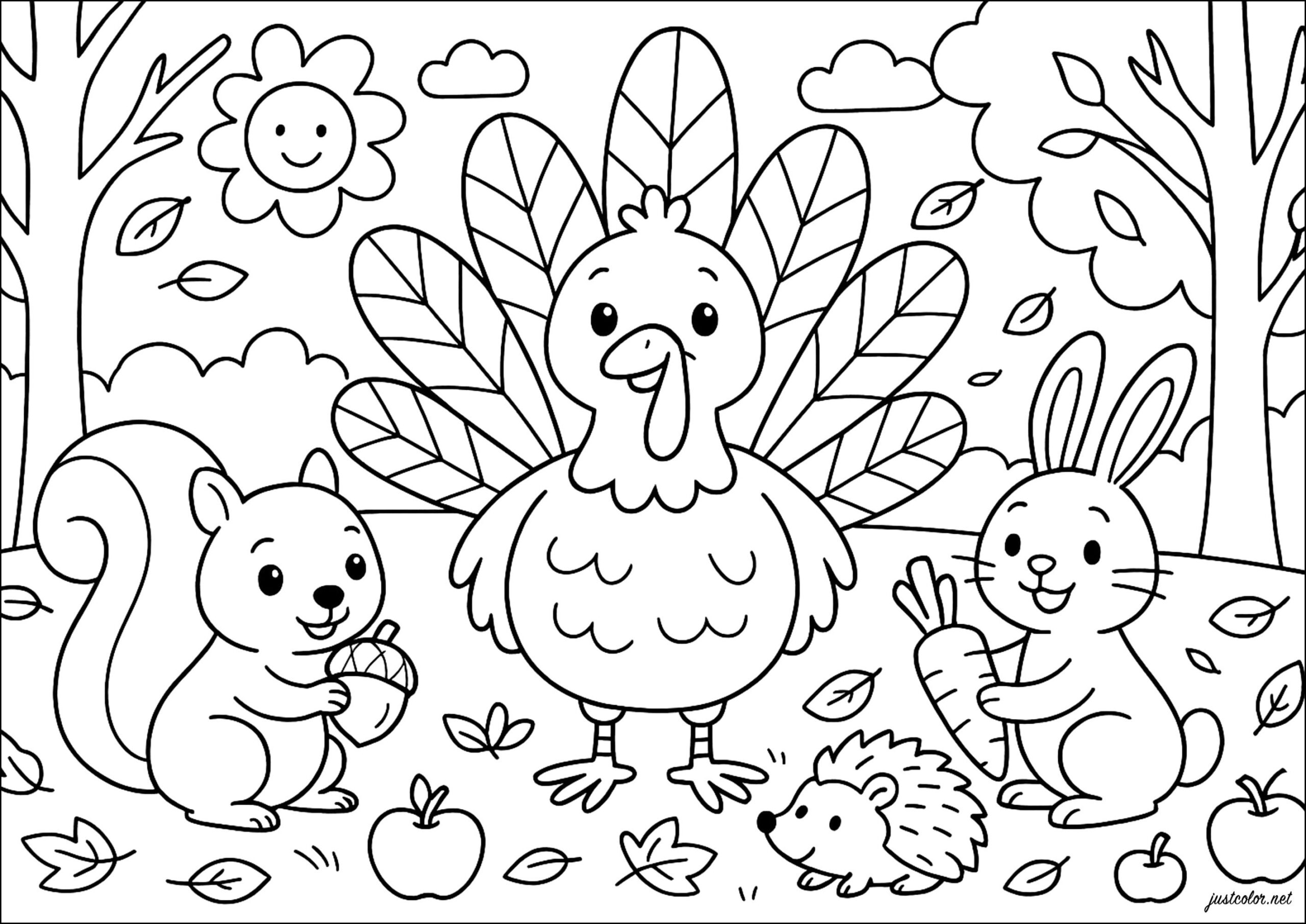 thanksgiving coloring page free thanksgiving coloring page free