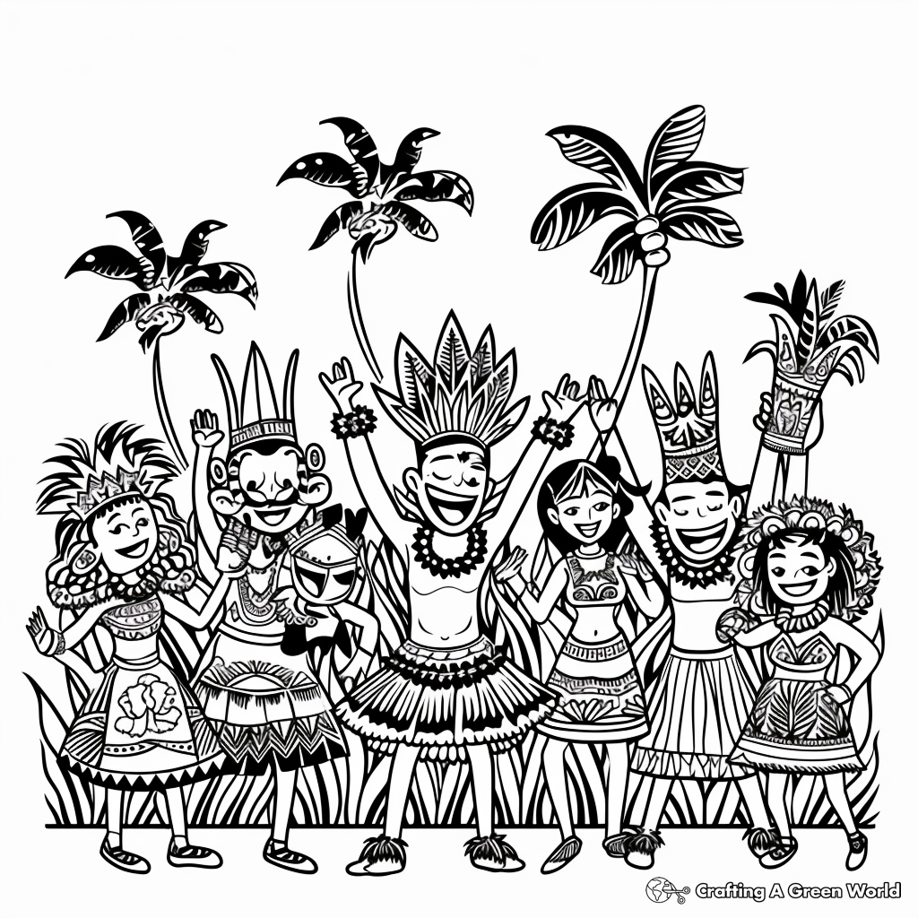 Hawaii Coloring Pages Free Printable 