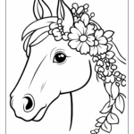Horse Coloring Pages And Coloring Sheets Free Printables Monograms Design Tools Patterns DIY Projects