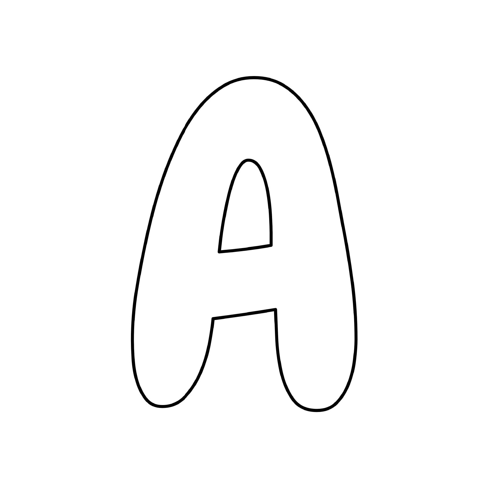 big bubble letters alphabet