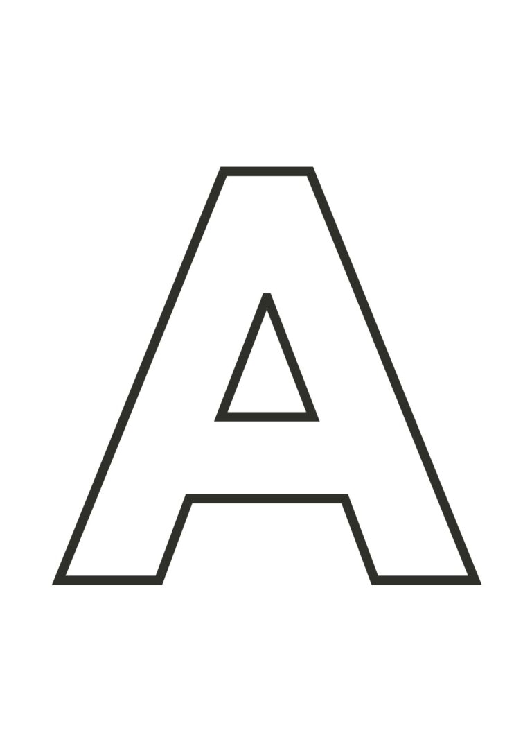 Large Printable Alphabet Letters For Classroom 8 Inch Big Number Templates Printable Block Letter Of The Week Teaching Resources PDF Etsy