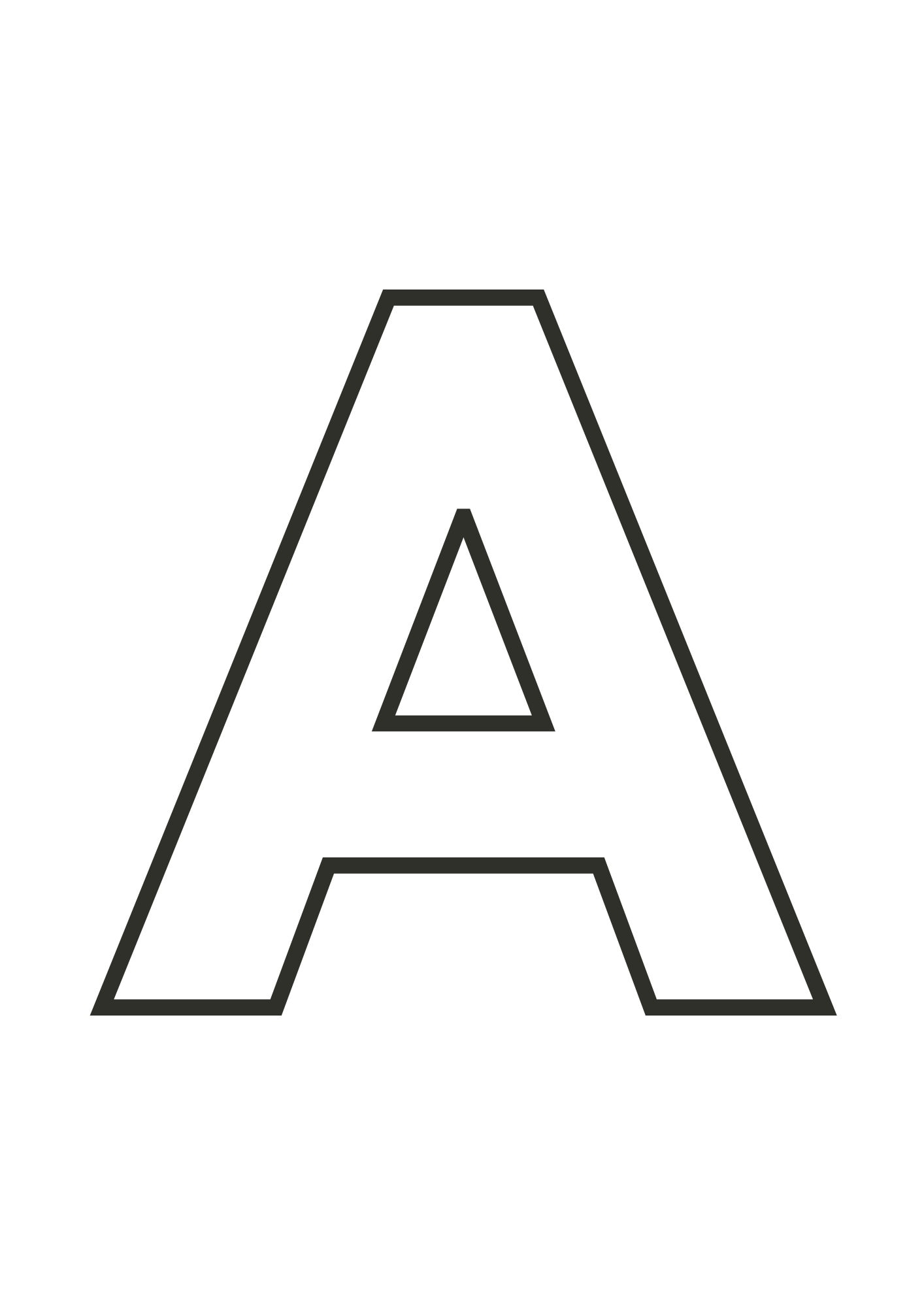 Large Printable Alphabet Letters For Classroom 8 Inch Big Number Templates Printable Block Letter Of The Week Teaching Resources PDF Etsy