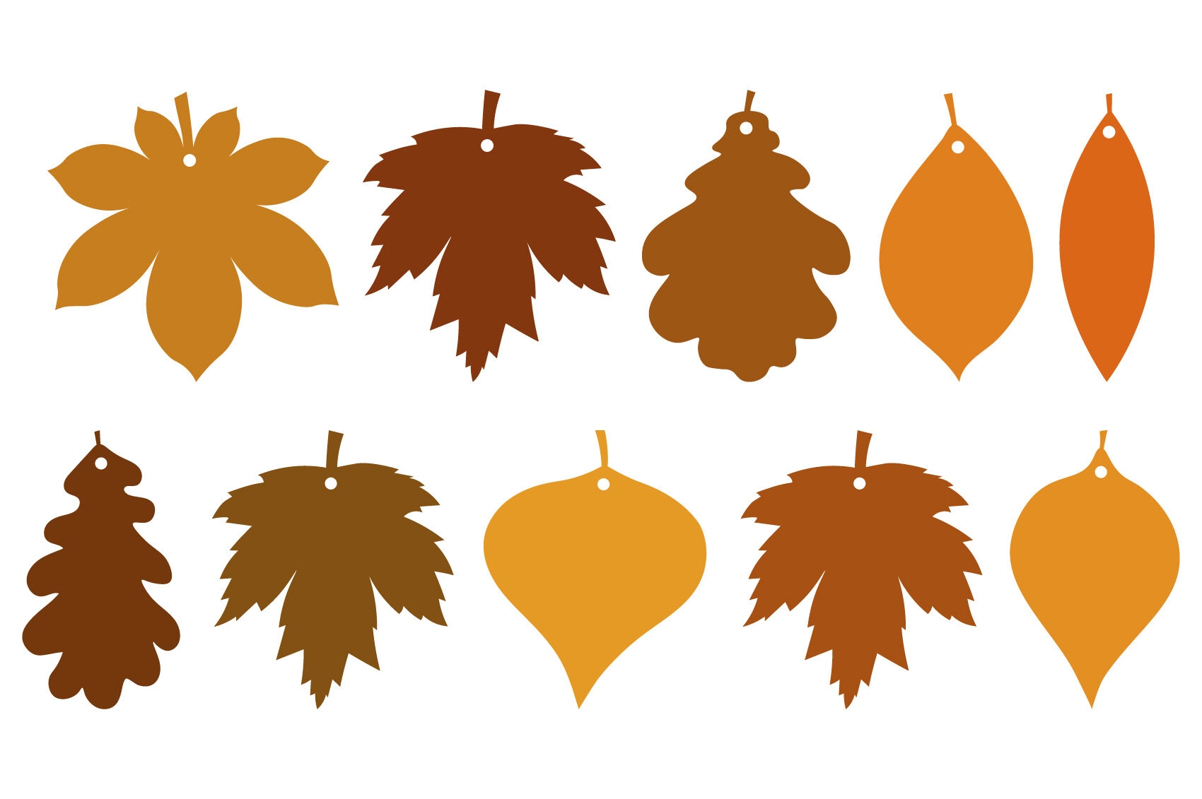 fall leaves to print
