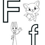 Letter F Alphabet Coloring Page Sheet By Knox Worksheets TPT