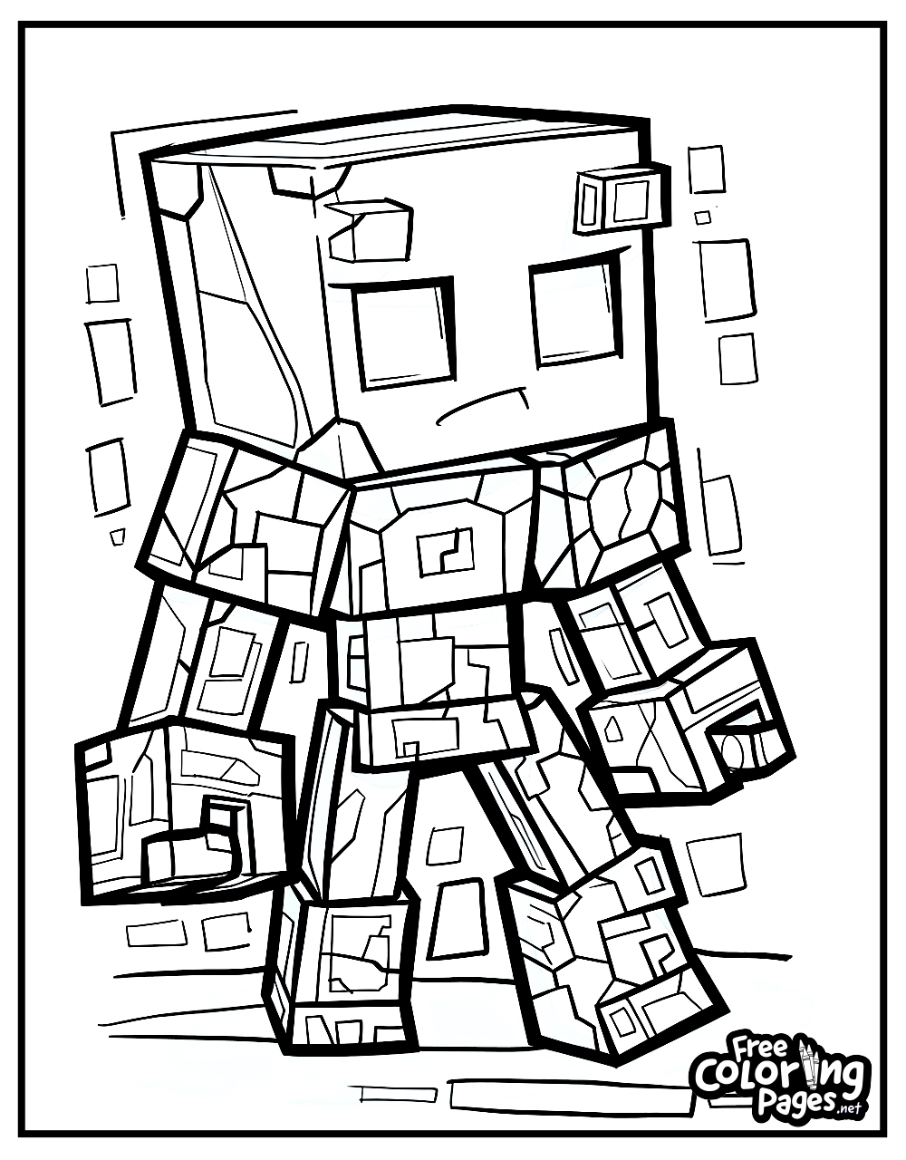 Minecraft Coloring Pages Free Coloring Pages