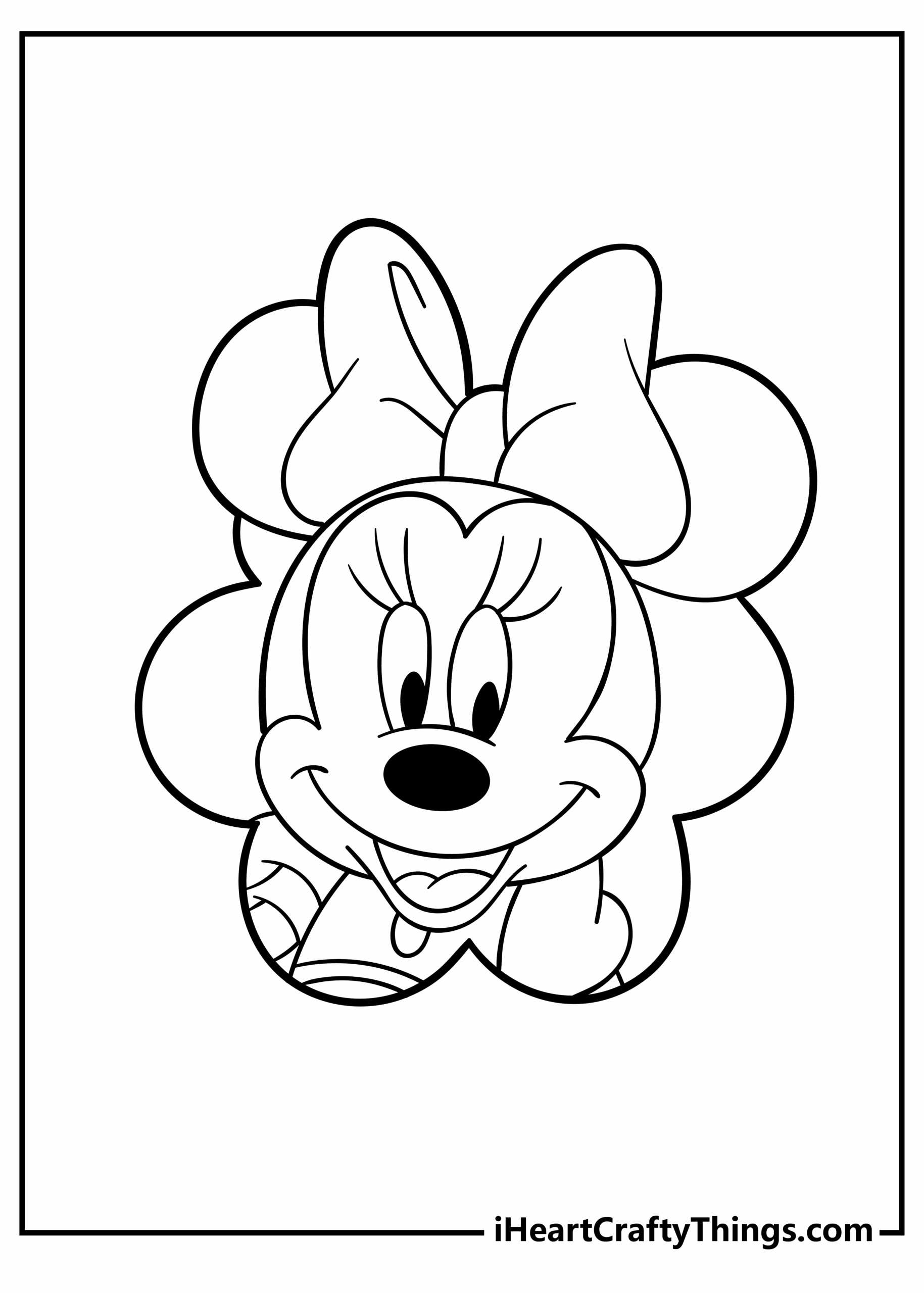 Minnie Mouse Coloring Pages 30 Free Printables 