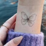 Most Stunning Butterfly Tattoo Design Ideas And Meaning Butterfly Wrist Tat Butterfly Arm Tattoo