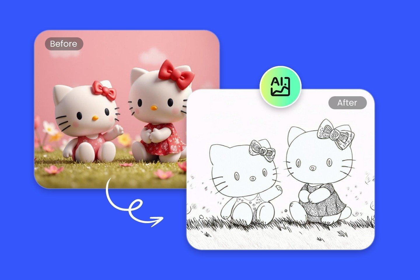 turn photos into coloring pages