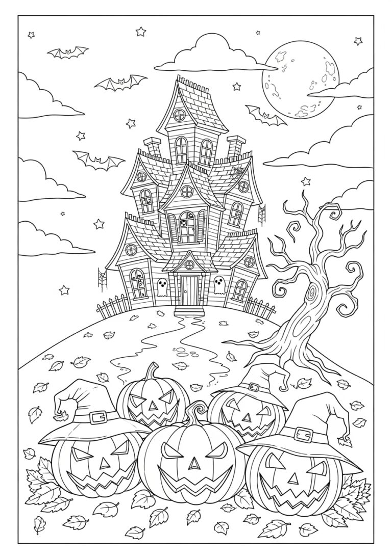 Pinterest Halloween Coloring Page Free Printables