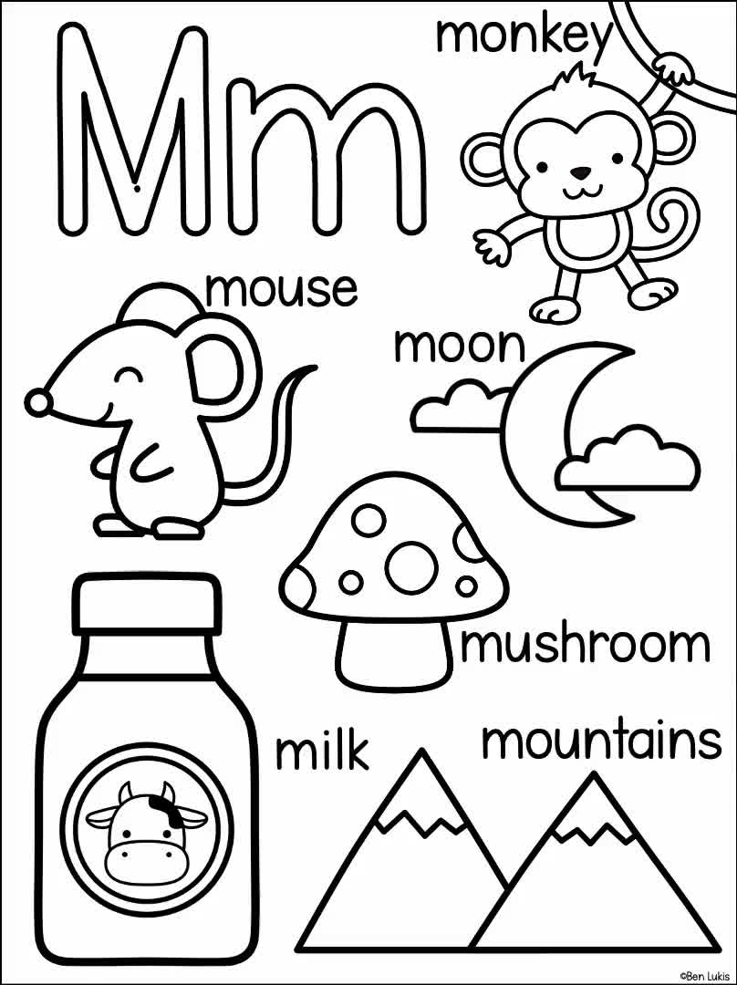Printable Alphabet Coloring Pages For Kids ABC Learning Activity Sheets PDF Digital Download Preschool Educational Material Homeschool Etsy Finland