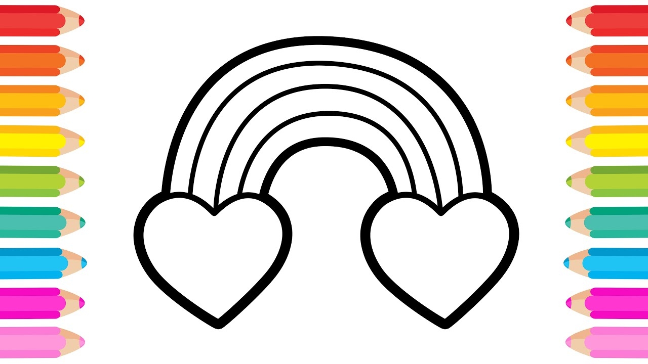 Printable Rainbow Coloring Pages