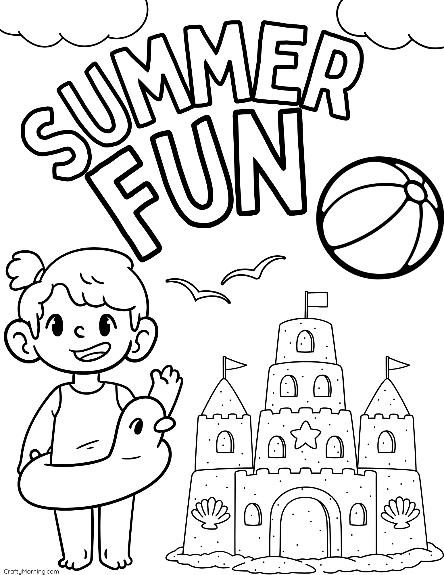Printable Summer Coloring Pages Crafty Morning Printable Summer Coloring Pages Crafty Morning