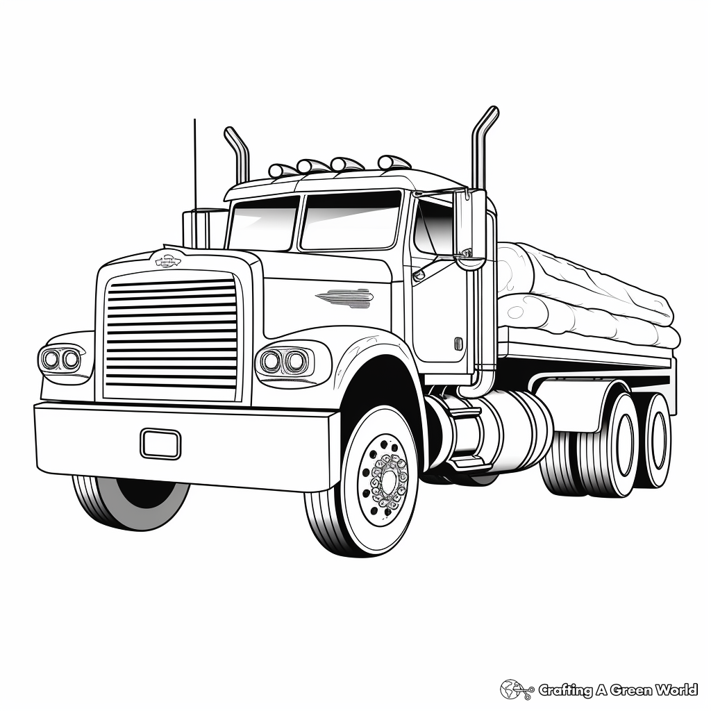 Semi Truck Trailer Coloring Pages Free Printable Semi Truck Trailer Coloring Pages Free Printable