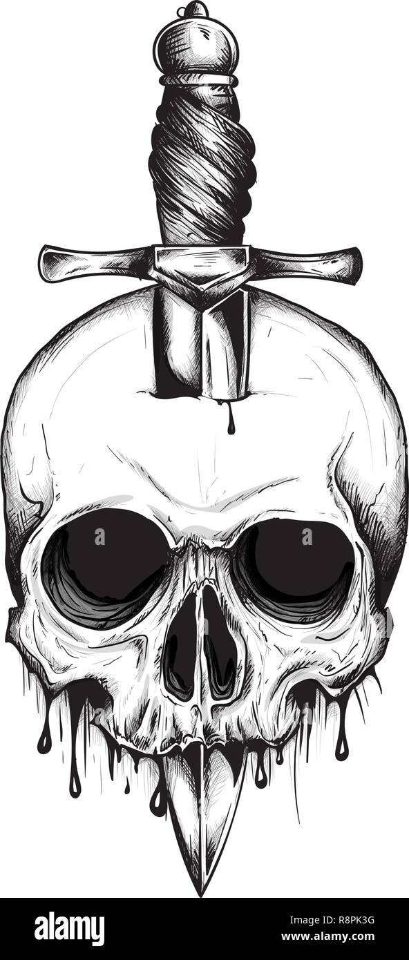 Skull Tattoo Design Hi res Stock Photography And Images Alamy