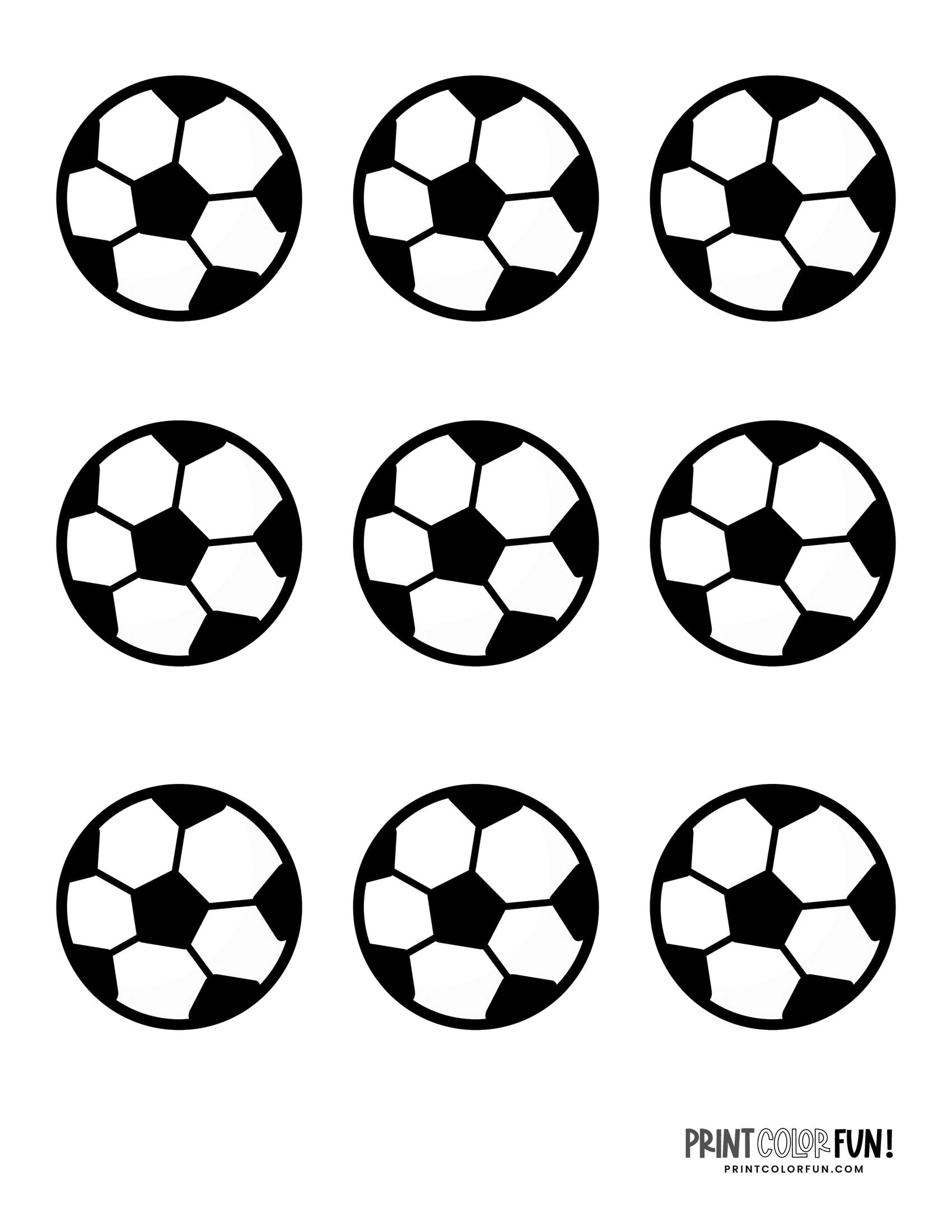 Soccer Ball Clipart Fun Crafts Coloring Pages 10 Enriching Activities For Your Little Athlete At PrintColorFun