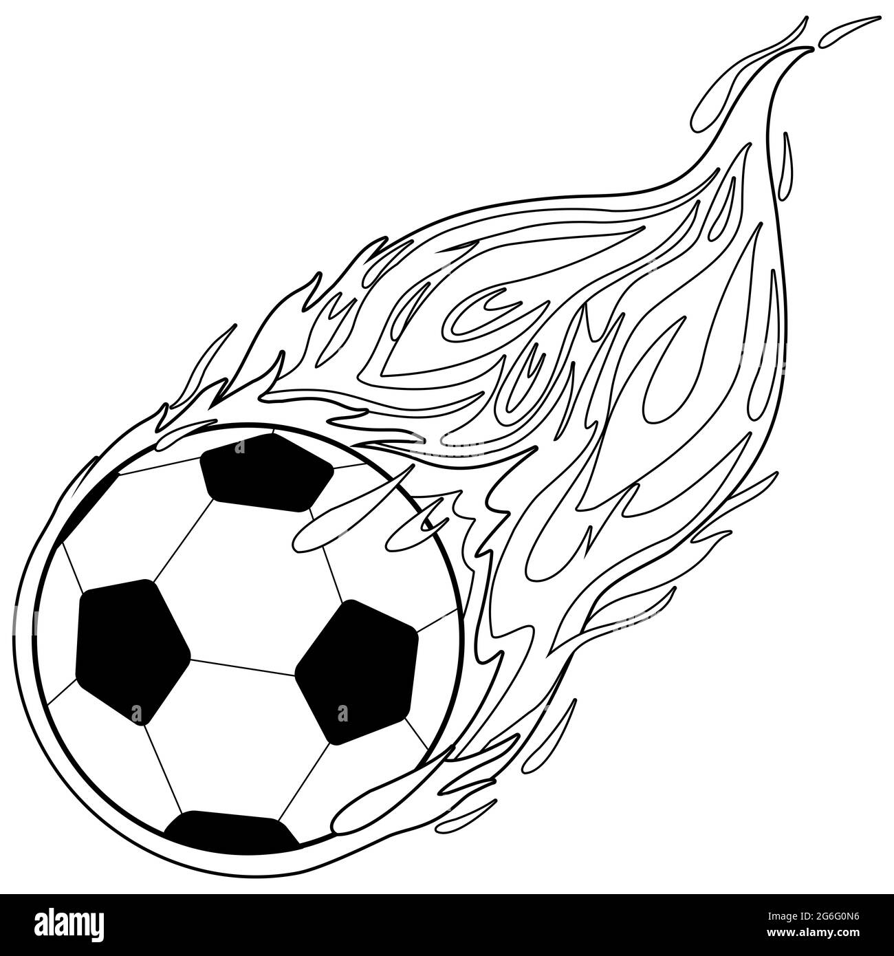 soccer ball coloring page