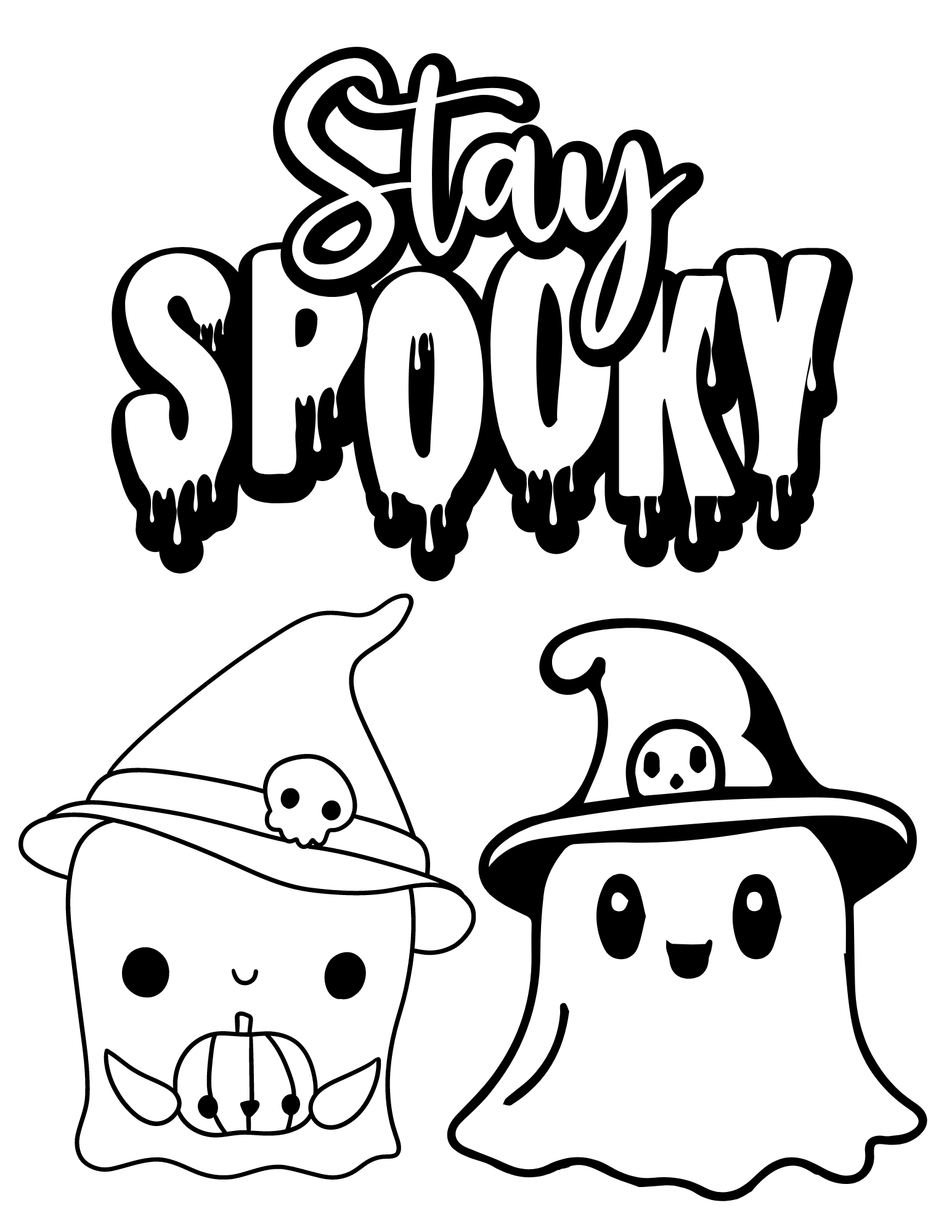 Spooktacular Ghost Coloring Pages For Kids And Adults Spooktacular Ghost Coloring Pages For Kids And Adults