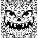 Spooky Halloween Coloring Pages Free Coloring Pages