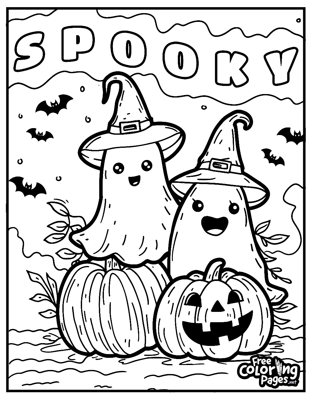 halloween coloring pages cute