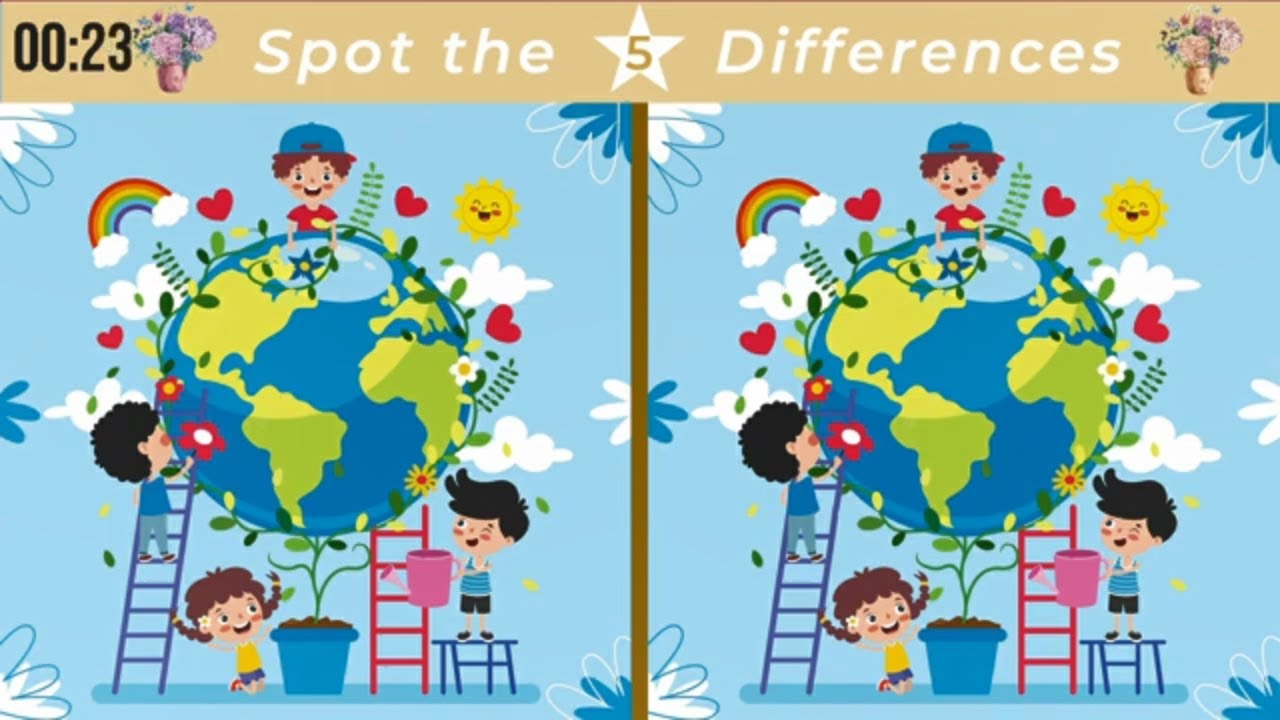 Spot The Difference 161 Earth Day Special YouTube