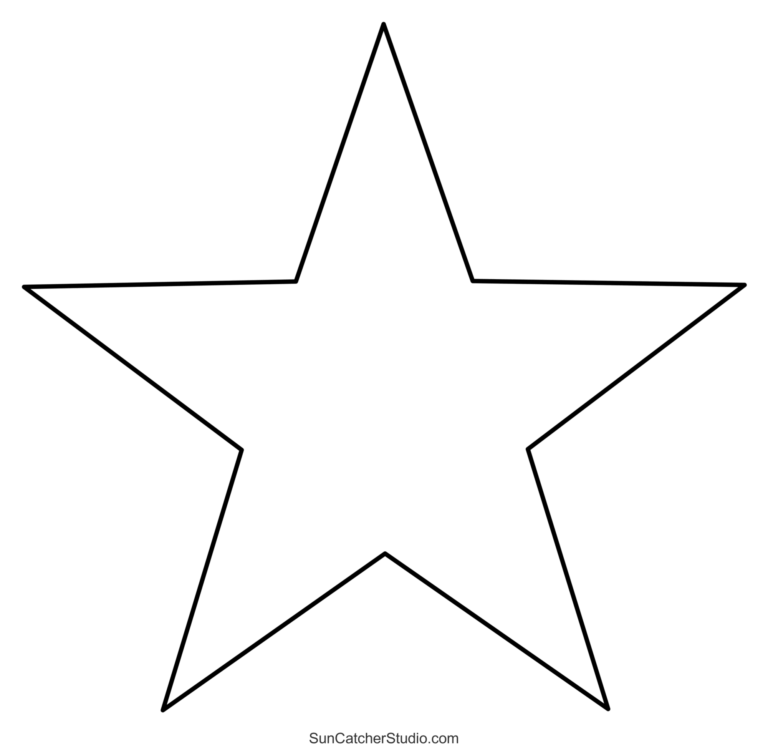 Star Patterns And Templates Stencils And Clip Art Designs Free Printables Monograms Design Tools Patterns DIY Projects