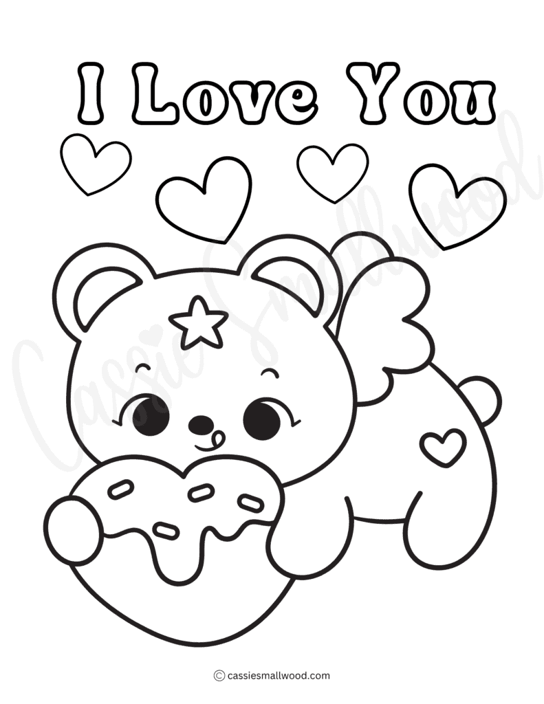coloring pages for love]