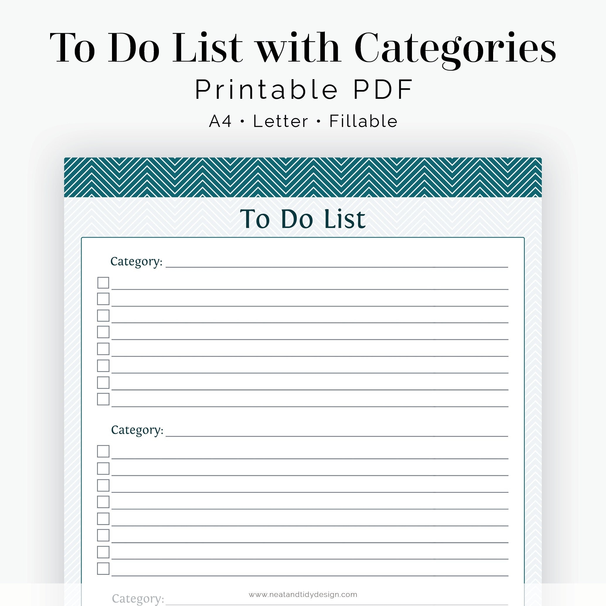 To Do List With Categories Fillable Productivity Printable Chevron Printable PDF Instant Download Etsy To Do List With Categories Fillable Productivity Printable Chevron Printable PDF Instant Download Etsy