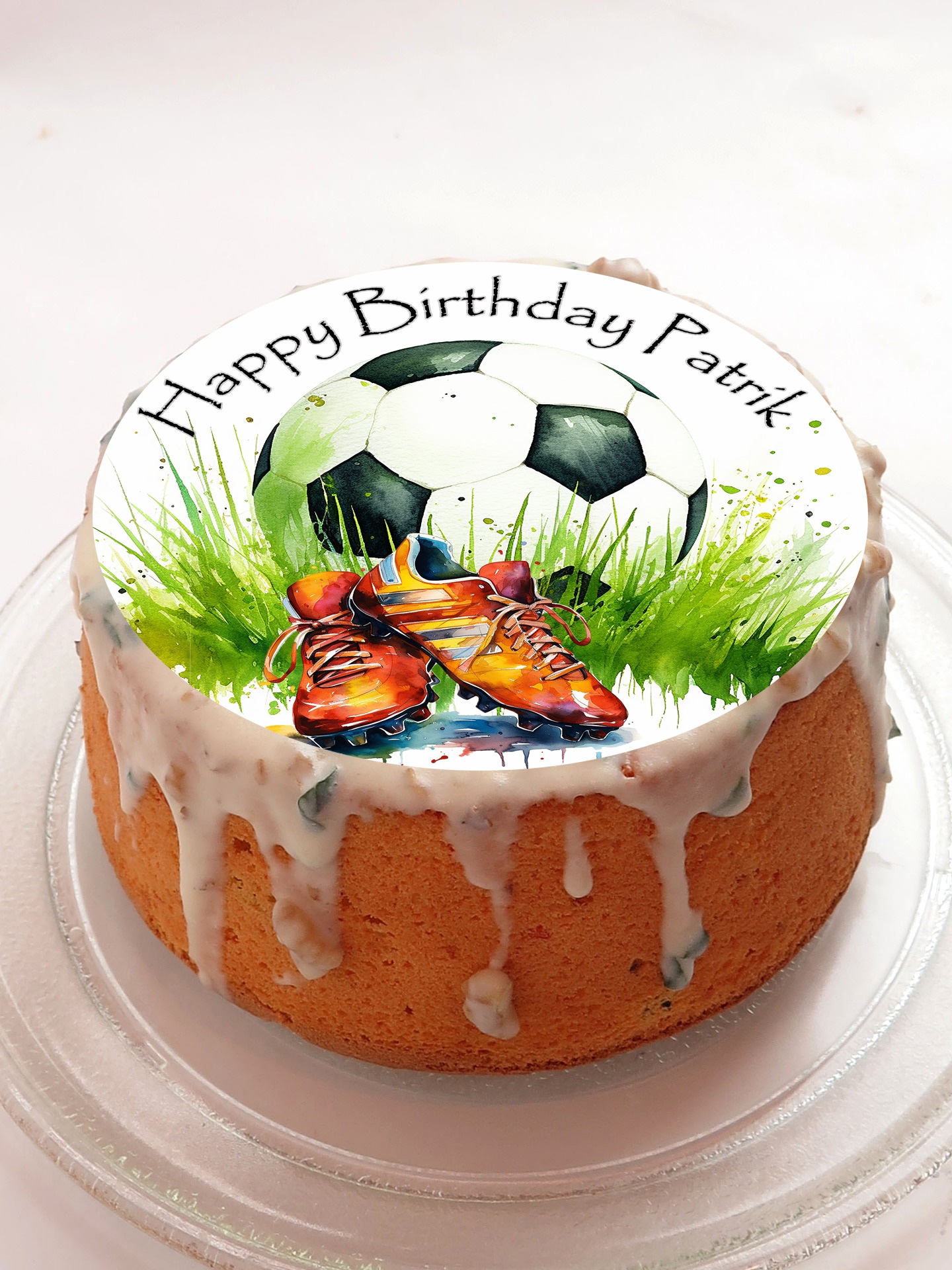 Tortenaufleger Muffin Topper FUSSBALL FUSSBALLSCHUHE