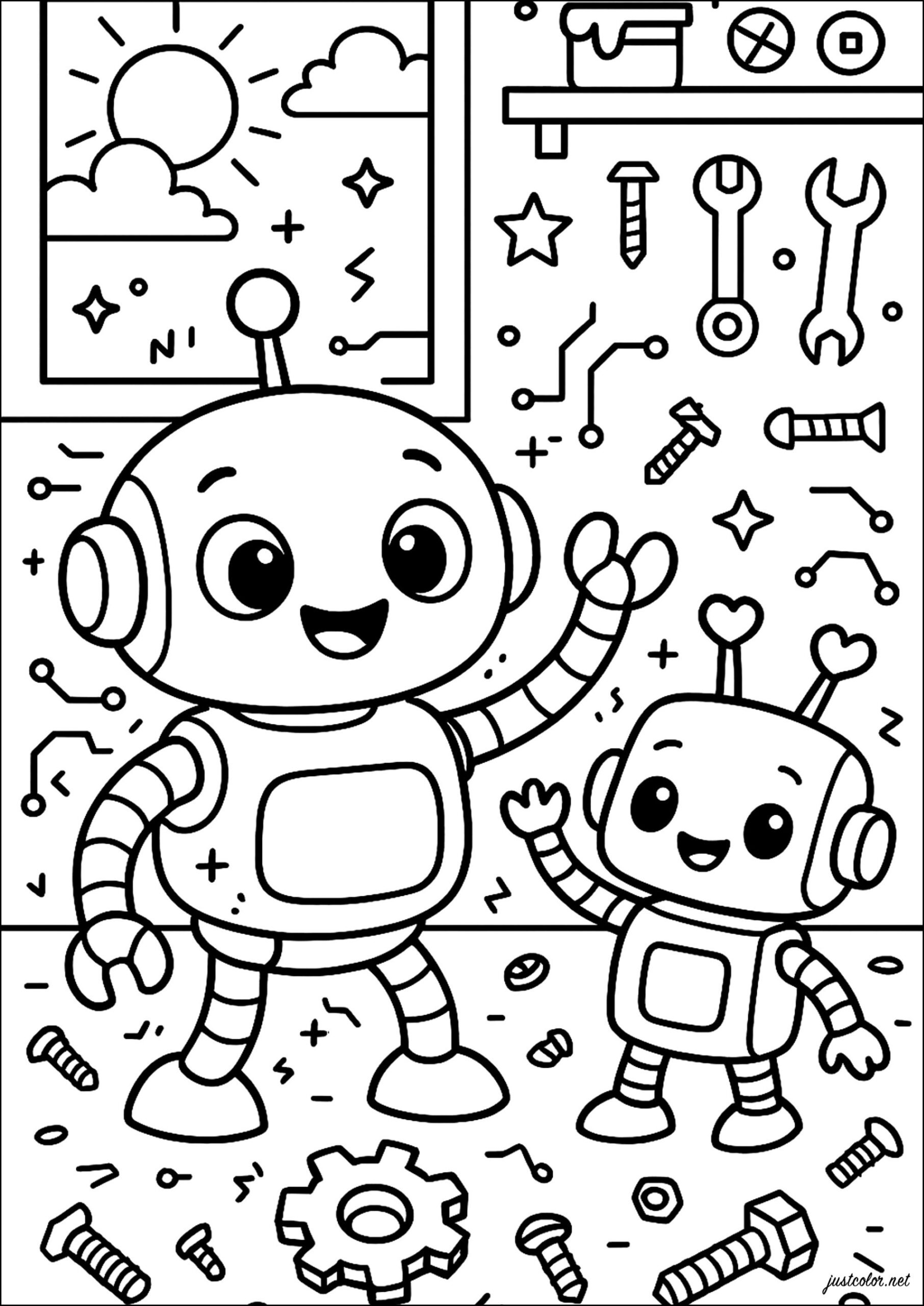 robot colouring in pages robot colouring in pages