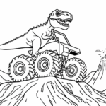 Tyrannosaurus Rex Coloring Page Free Printable Coloring Page