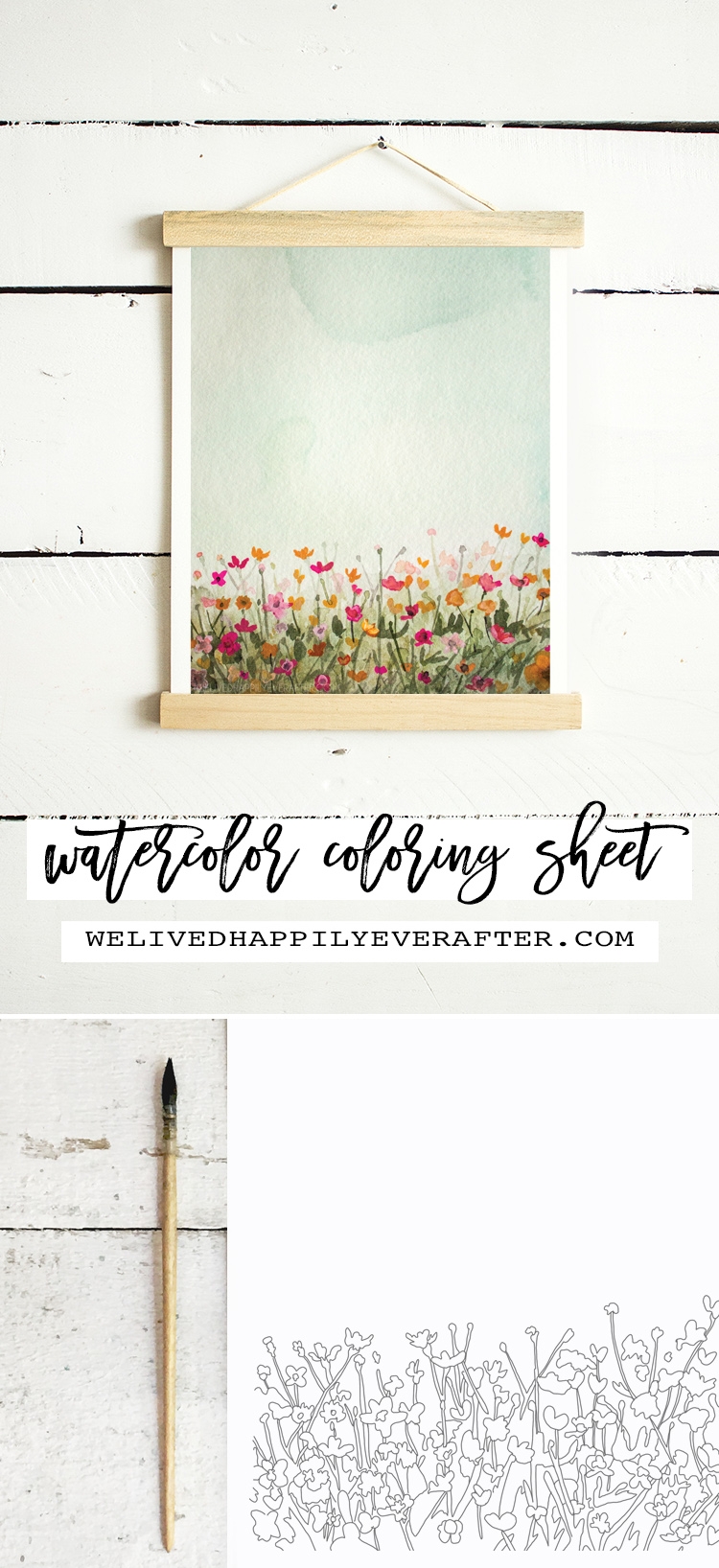 free printable watercolor templates