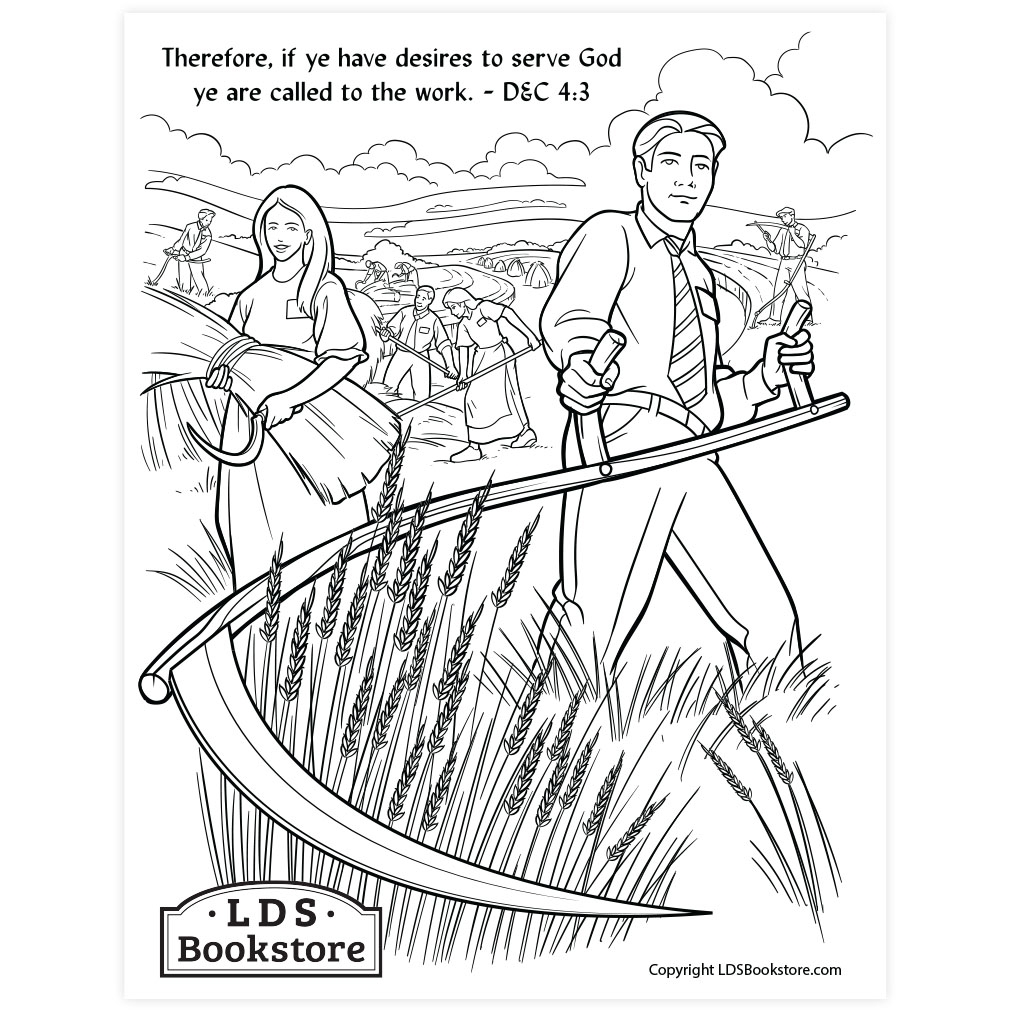 lds coloring pages