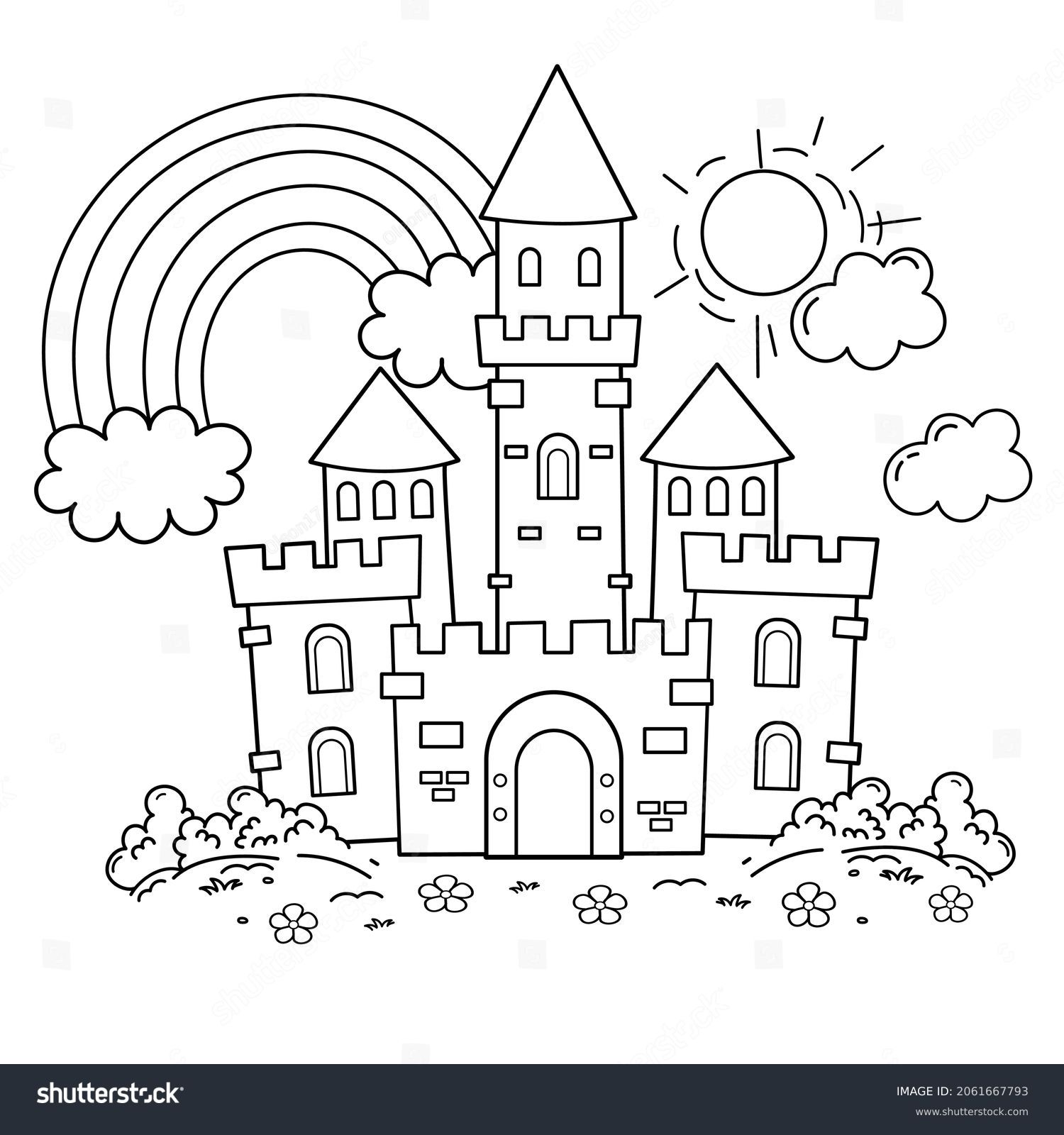 castle colouring in pages castle colouring in pages