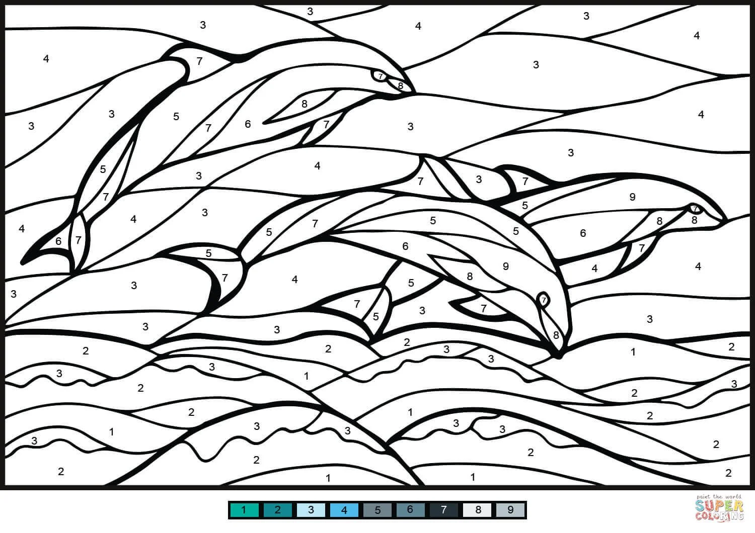 coloring by numbers for adults
