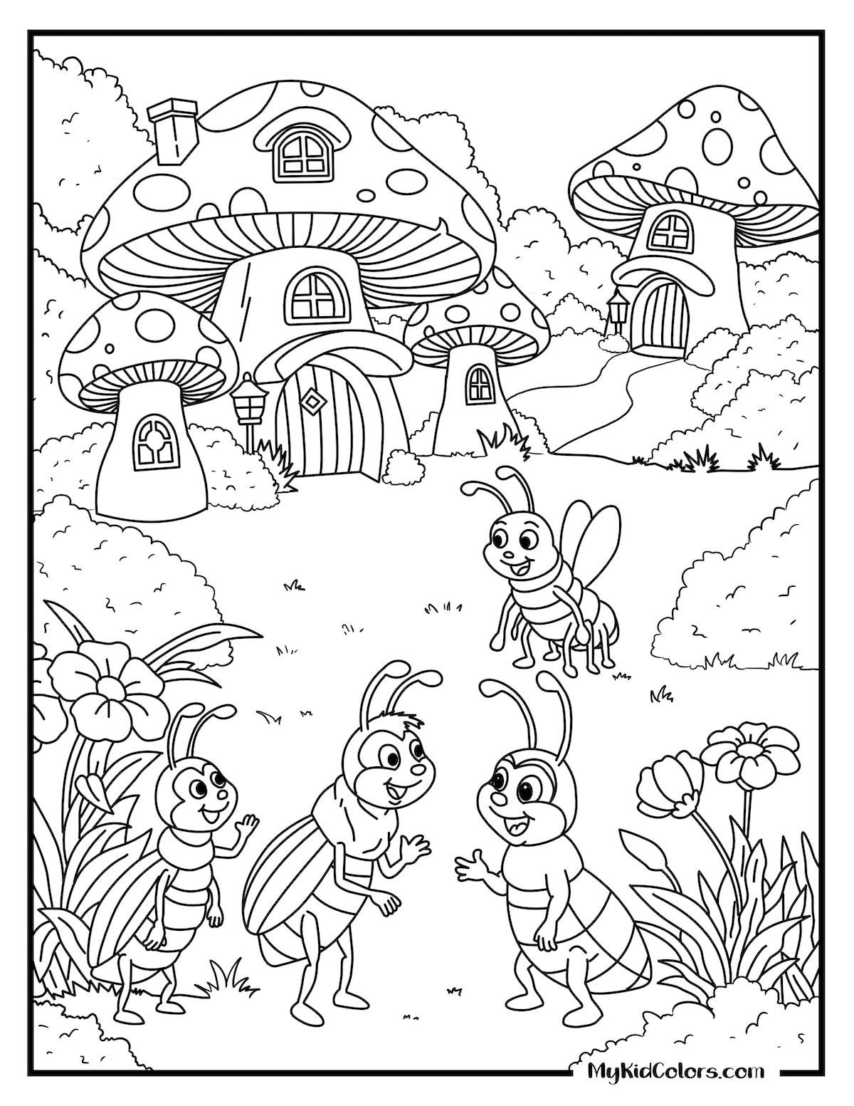 bug pictures to color bug pictures to color