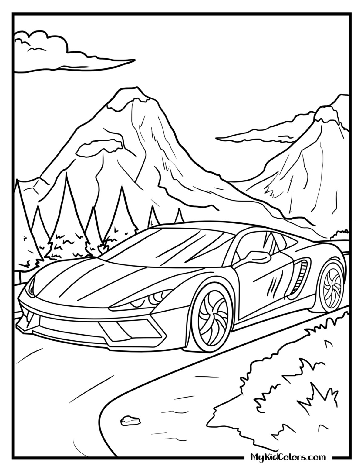 15 Free Cars Coloring Pages For Kids Free PDF Printables 15 Free Cars Coloring Pages For Kids Free PDF Printables