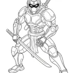 22 Ninja Coloring Pages Free Printable Fun For Kids