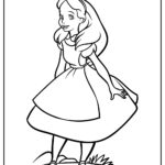 28 Alice In Wonderland Coloring Pages 100 Free Printables 