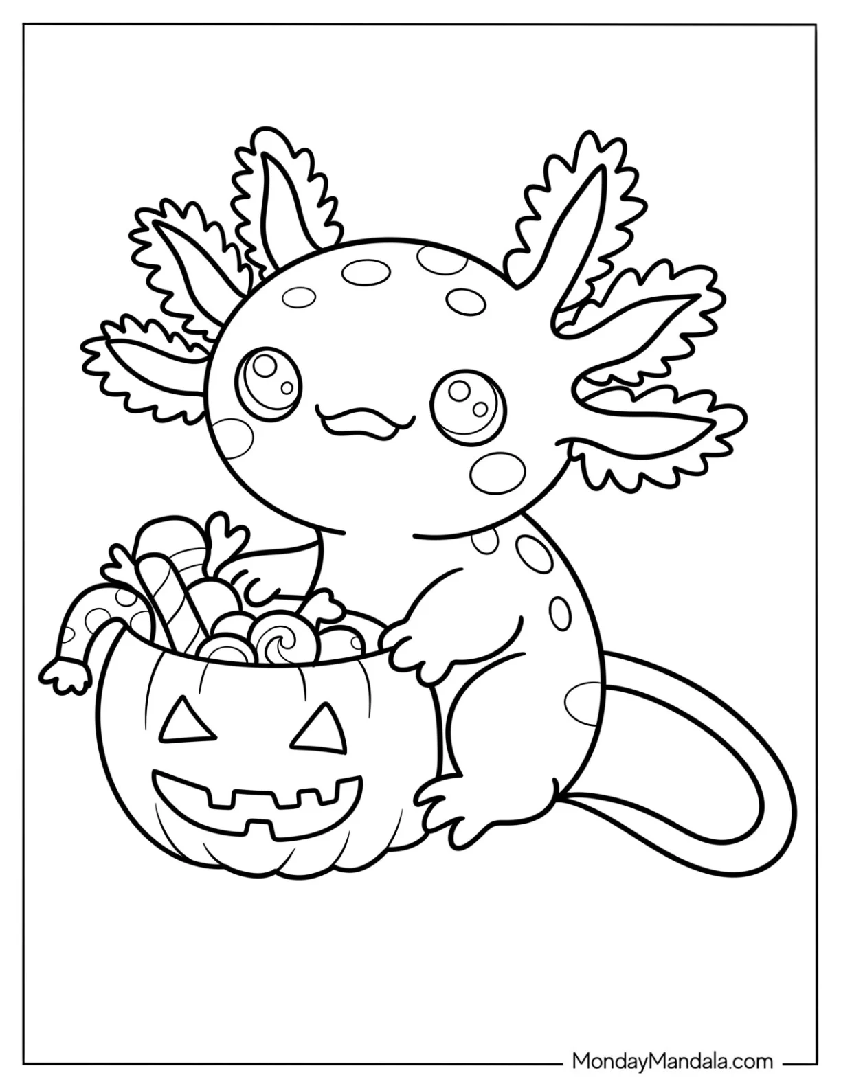 30 Axolotl Coloring Pages Free PDF Printables 30 Axolotl Coloring Pages Free PDF Printables