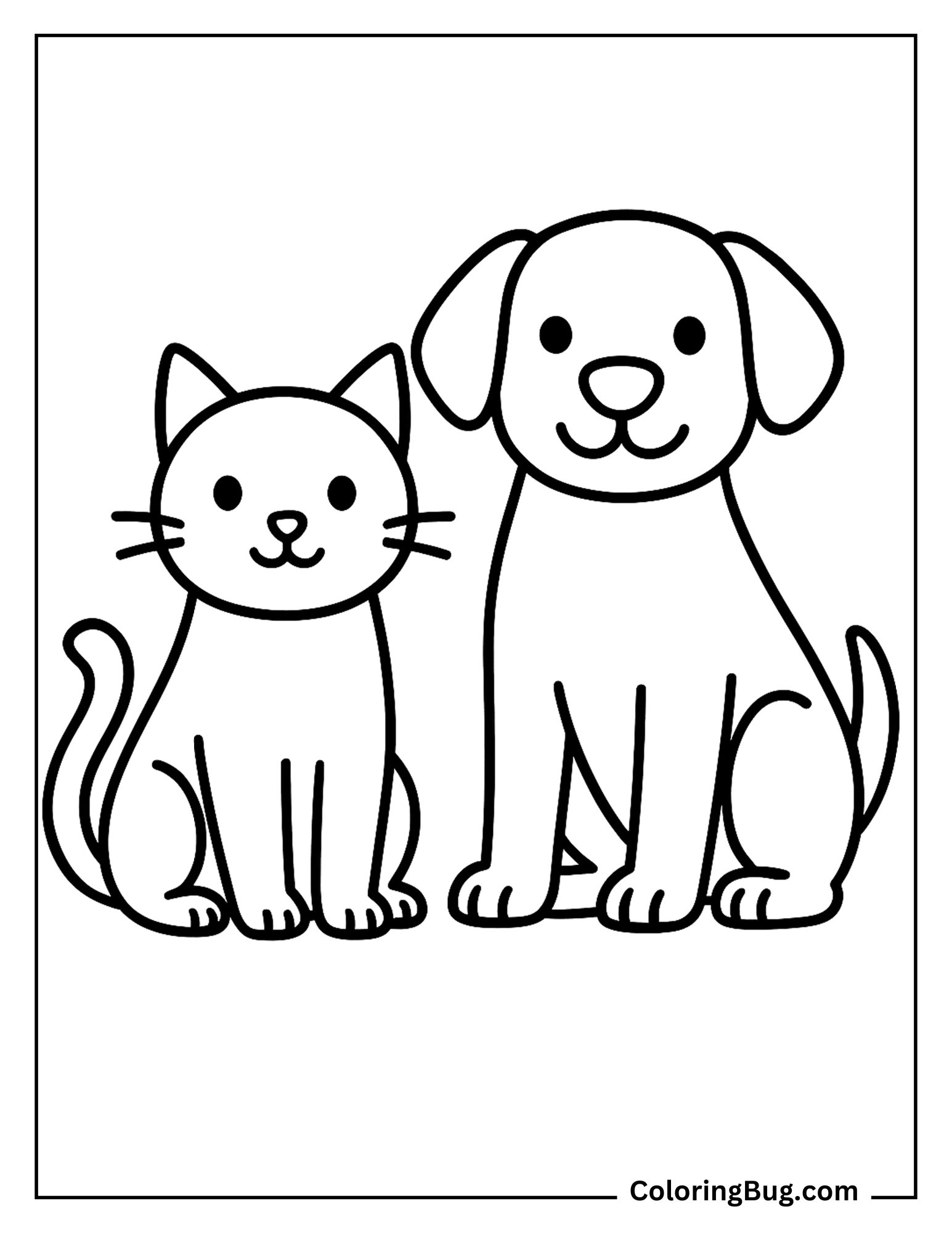 30 Cat And Dog Coloring Pages Free Printable PDFs 30 Cat And Dog Coloring Pages Free Printable PDFs