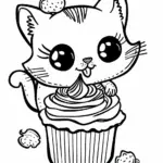 30 Cute Cat Coloring Pages My Coloring Zone